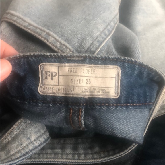 Free People Washed Denim Overalls - Picture 8 of 8